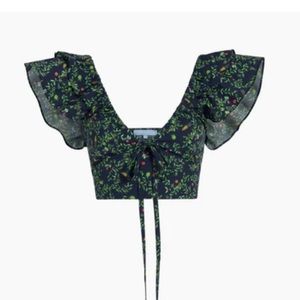 Hill house home Alexa top, midnight garden, size small, NWT